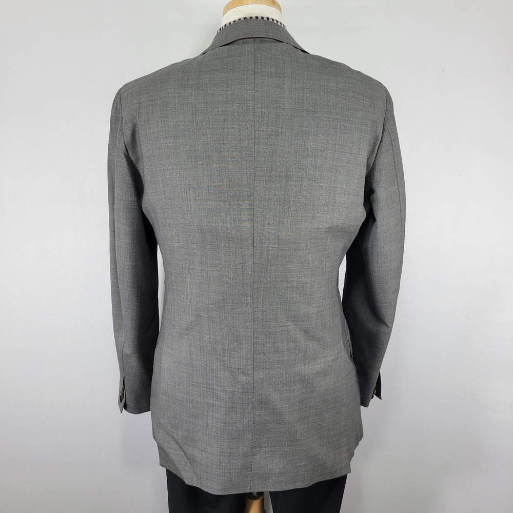 Suitsupply SIENNA Vitale Barberis Men's Sport Coat Blazer Two Button Gray 42L‎ - Picture 13 of 16
